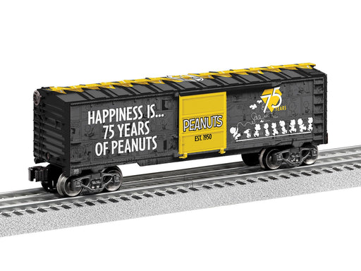 Lionel 2538350 O Gauge Peanuts 75th Anniversary Boxcar