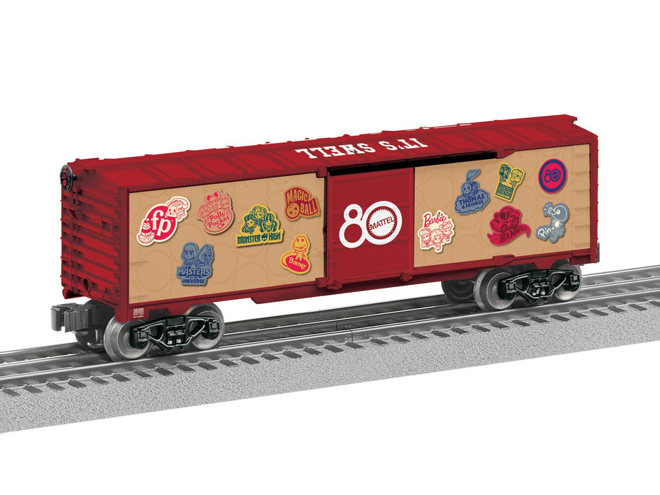 Lionel 2538360 O Gauge Mattel 80th Anniversary Boxcar — White Rose