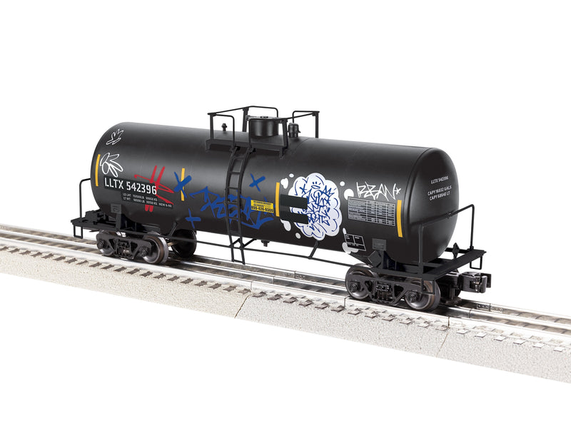 Lionel 2542382 O Scale LionScale 40' Tank Car with Graffiti LLTX 542396