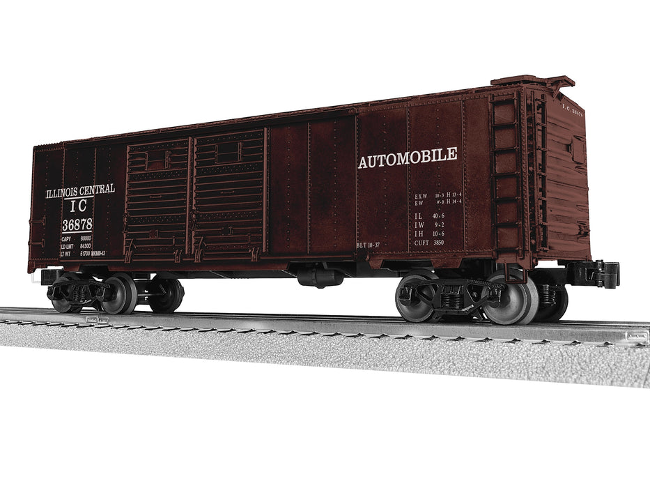 Lionel 2542452 O Scale LionScale 40' Double Door Boxcar Illinois Central IC 36978