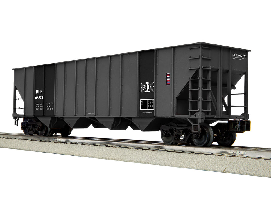 Lionel 2542475 O Scale LionScale 4 Bay Hopper Bessemer & Lake Erie B&LE 3 Pack B