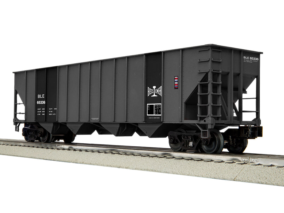 Lionel 2542475 O Scale LionScale 4 Bay Hopper Bessemer & Lake Erie B&LE 3 Pack B