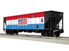 Lionel 2542499 O Scale LionScale 4 Bay Hopper Chicago & NorthWestern CNW 135799 (Bicentennial Scheme)