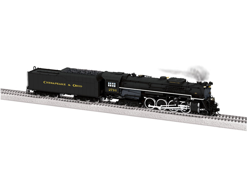 Lionel 2562040 HO Scale 2-8-4 Kanawha Steam Loco Chesapeake & Ohio 2716 - DC