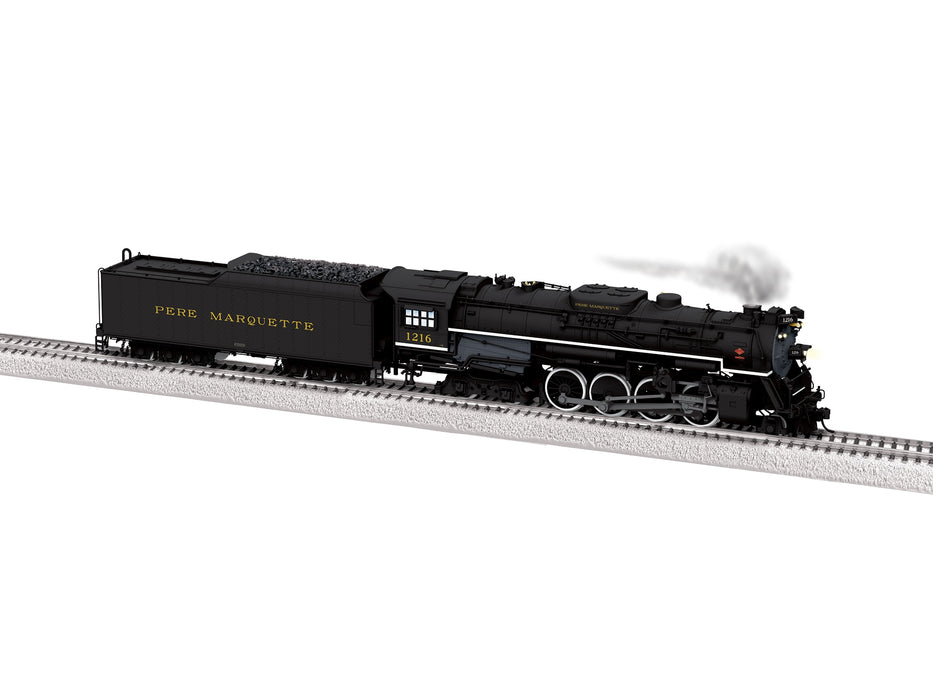 Lionel 2562091 HO Scale 2-8-4 Berkshire Steam Loco Pere Marquette 1216 - DC