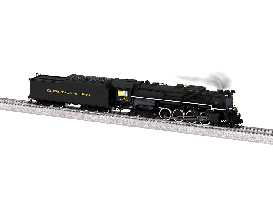 Lionel 2572012 HO Scale 2-8-4 Kanawha Steam Loco Chesapeake & Ohio 2732 with DCC & Sound