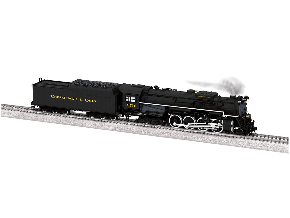 Lionel 2572040 HO Scale 2-8-4 Kanawha Steam Loco Chesapeake & Ohio 2716 with DCC & Sound