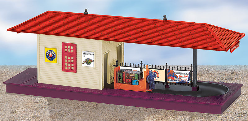 Lionel 6-14236 O Gauge #356 Operating Freight Station - Like New Used