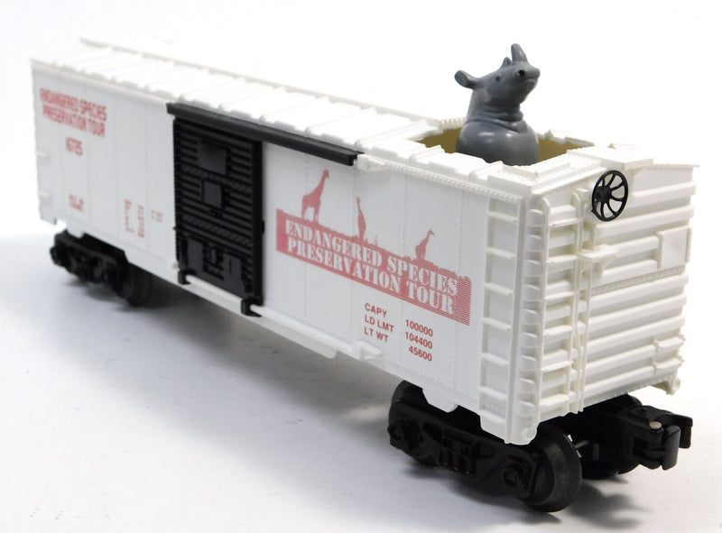 Lionel 6-16725 O Gauge Operating Rhino Endangered Species Car - USED