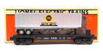 Lionel 6-19415 O Gauge Erie Flat Car With Trailer - NOS