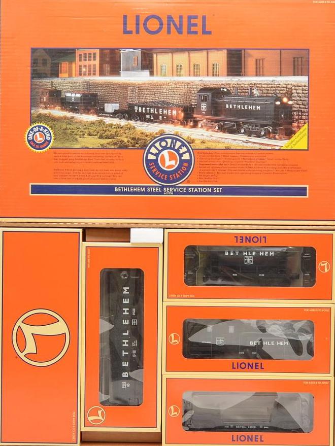 Lionel 6-21758 O Gauge Bethlehem Steel Service Station Set