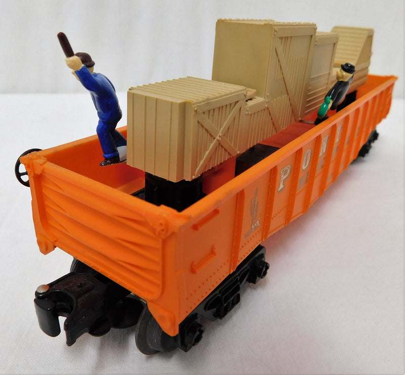 Lionel 6-26972 O Gauge Animated Pony Express Gondola - USED