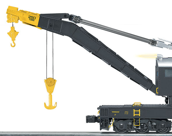 Lionel 6-29832 O Gauge Chessie System Crane Car with TMCC Command Control - NOS