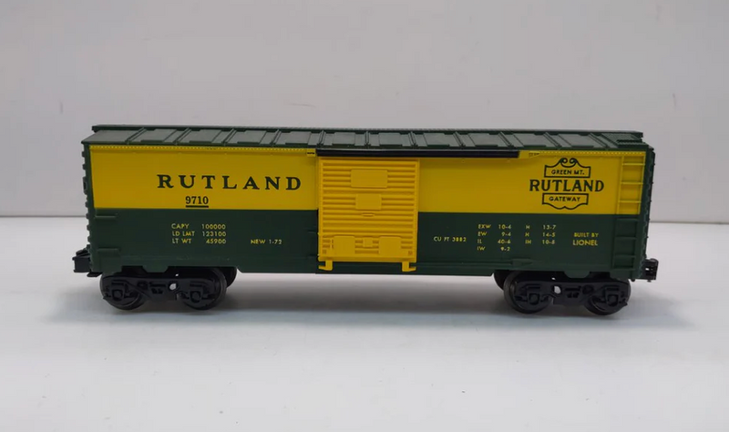 Lionel 6-9710 O Gauge Boxcar Rutland 9710 - NOS