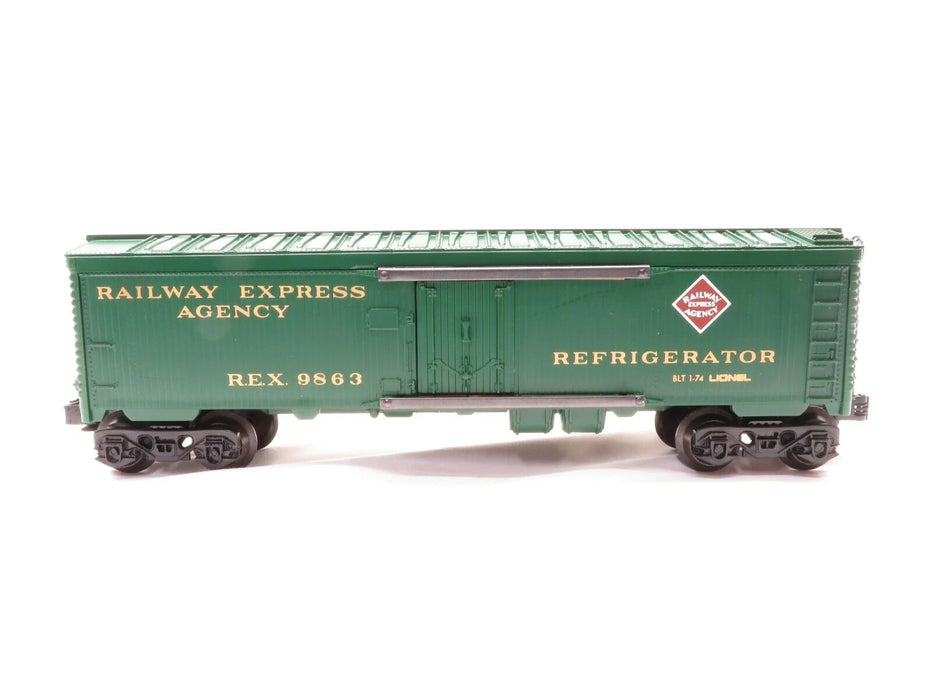 Lionel 6-9863 O Gauge Reefer Railway Express Agency - NOS