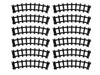 Lionel 7-12138 O RTR Plastic Curved Track Pack 12pcs