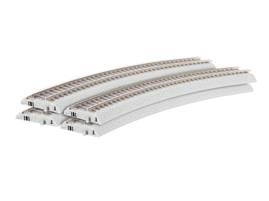 Lionel 8758420 HO Scale FasTrack 20" Radius Curve (4 Pack)