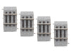 Lionel 8768014 HO Scale MagneLock 1" Straight Track (4 Pack)