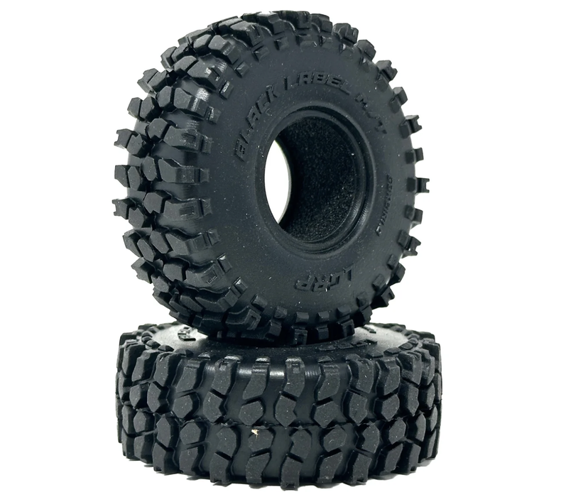 Little Guy Racing Parts LGRP Black Label M/T 1.0" (63mm) Crawler Tires (4 Pack)