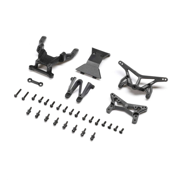 LOSI 1770 Front and Rear Shock Towers and Bumper for Micro-B
