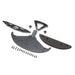 LOSI 1926 Front Bumper and Splitter for GROM LOSI NASCAR