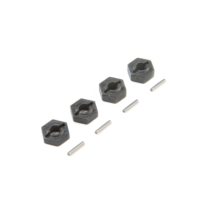 LOSI 232048 22S Series Wheel Hex Set (4 Pack)
