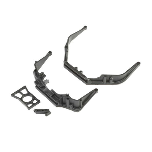 LOSI 241017 Front/Rear Chassis Brace Set & Diff Ring Retainer Ring for LST 3XL-E