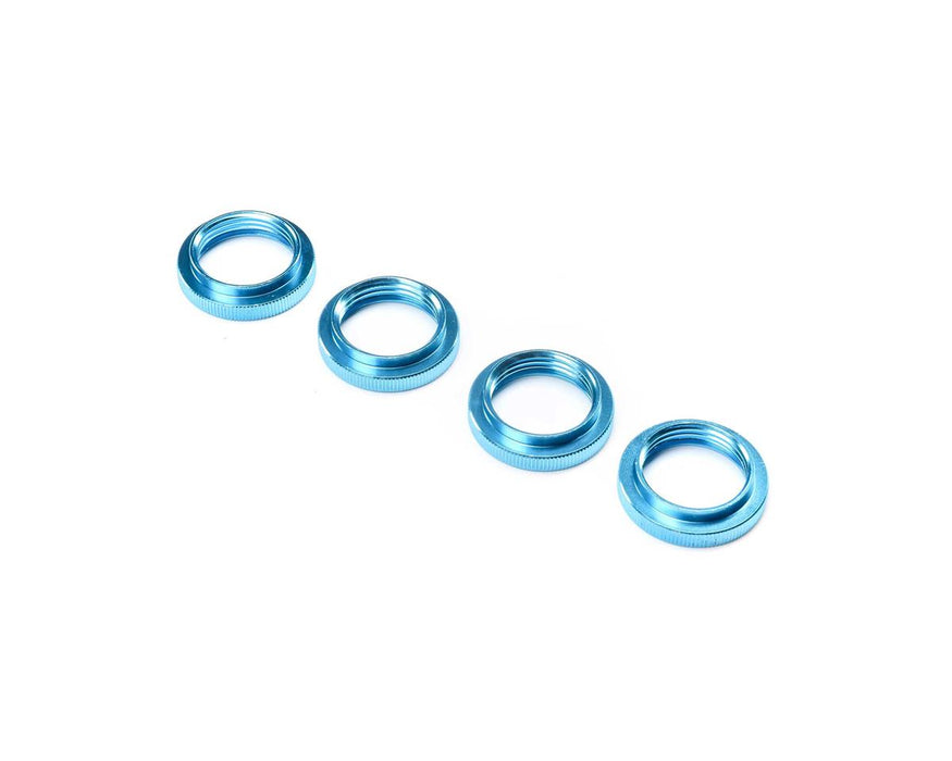 LOSI 253033 Super Baja Rey Shock Collars - King Blue (4 Pack)