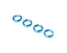 LOSI 253033 Super Baja Rey Shock Collars - King Blue (4 Pack)
