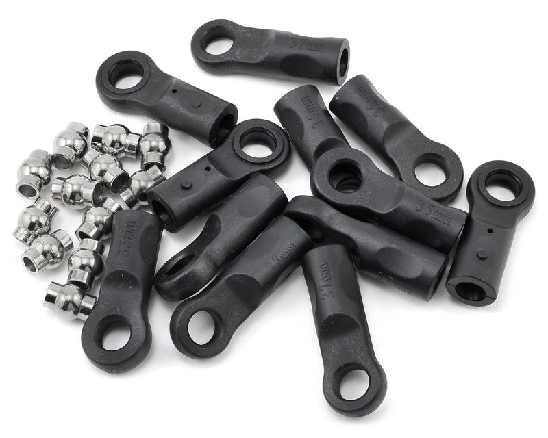 LOSI 254031 Rod End & Pivot Ball Set for Desert Buggy XL, Monster Truck XL (12 Pack)