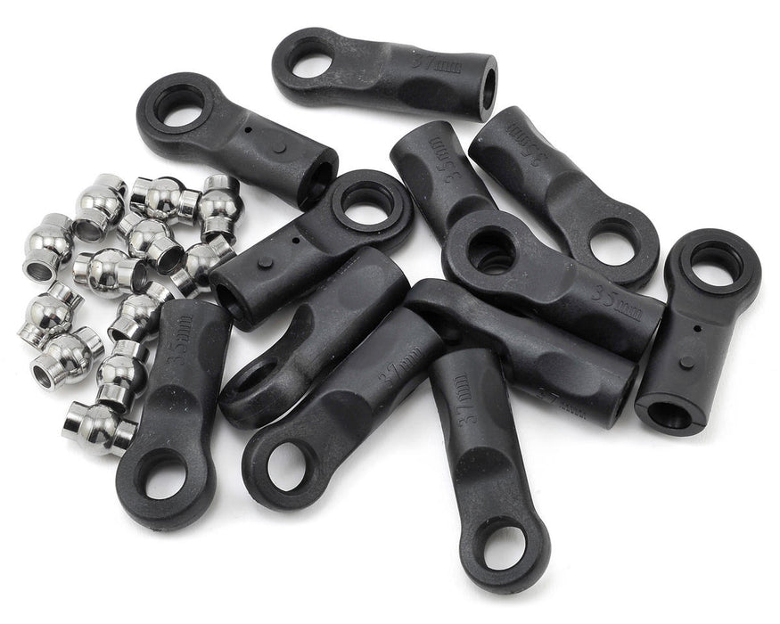 LOSI 254031 Rod End & Pivot Ball Set for Desert Buggy XL, Monster Truck XL (12 Pack)