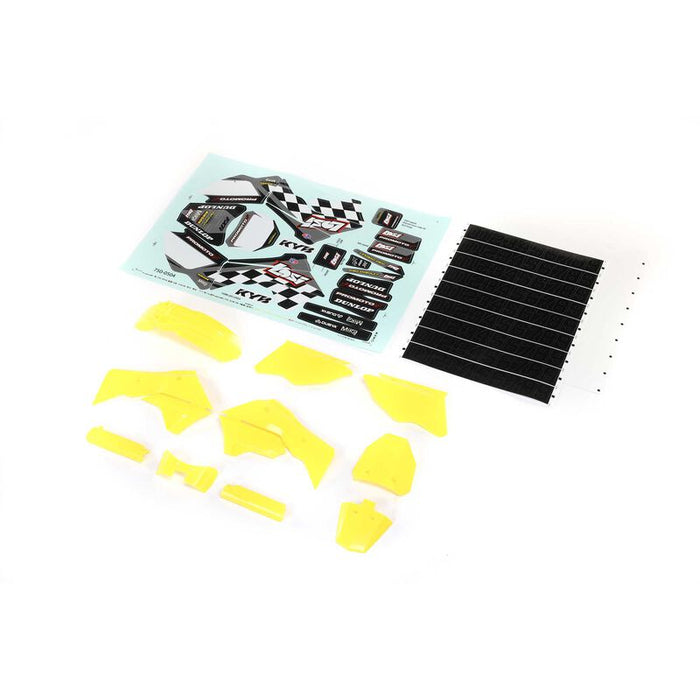 LOSI 260003 Yellow Plastics with Wraps for PROMOTO-MX