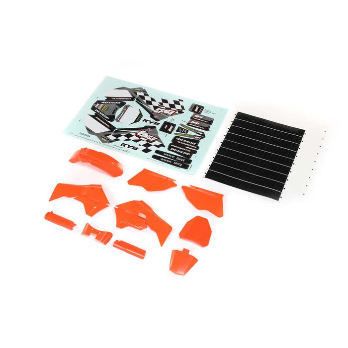 LOSI 260004 Orange Plastics with Wraps for PROMOTO-MX