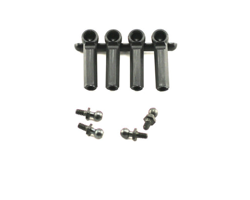 LOSI A6001 4-40x3/16” Ball Studs & Rod Ends for most XXX Variants (4 Pack)