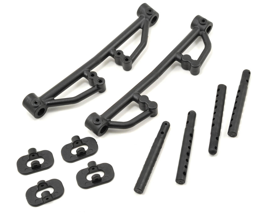 LOSI B2414 Front/Rear Body Mount Set with Post for TEN SCTE and Others