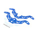 Losi LOS211053 Blue Chassis Plate Set for Mini LMT