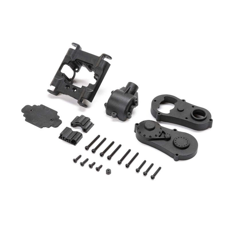Losi LOS212037 Center Gear Box Housing Set with Covers for Mini LMT