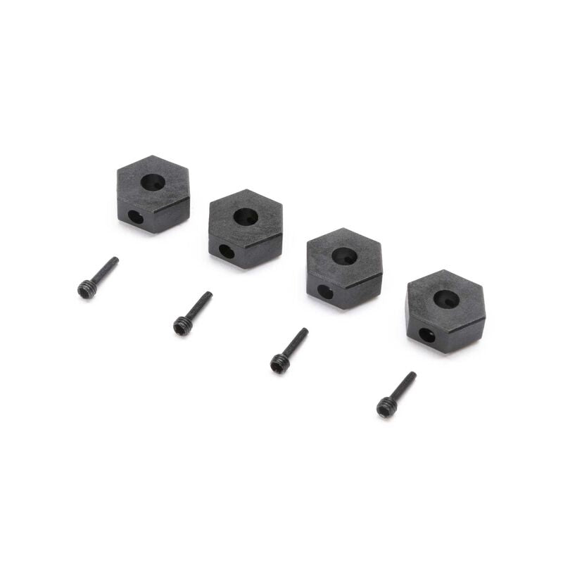 Losi LOS212050 12mm Wheel Hex and Scewpin for Mini LMT (4 Pack)