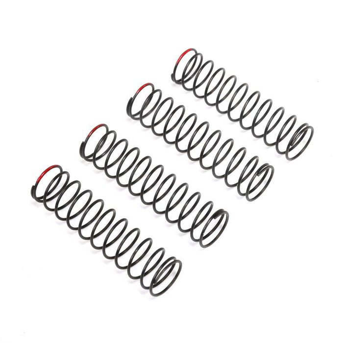 Losi LOS213017 Red Firm Shock Springs for Mini LMT (4 Pack)