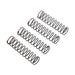 Losi LOS213017 Red Firm Shock Springs for Mini LMT (4 Pack)