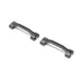 Losi LOS311017 Black Aluminum Hoop Crossbar for Mini LMT (2 Pack)