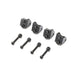 Losi LOS314006 Black Aluminum Lower 4-Link Set for Mini LMT