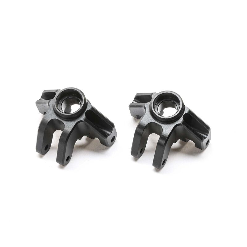 Losi LOS314007 Black Aluminum Steering Spindle Set for Mini LMT