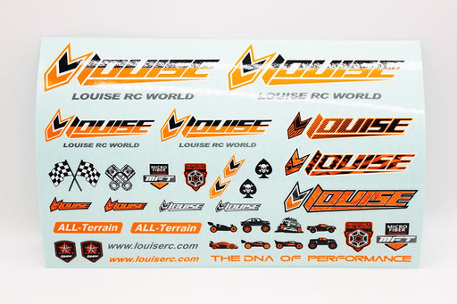 Louise RC 3373O Louise RC Sticker Sheet-Orange