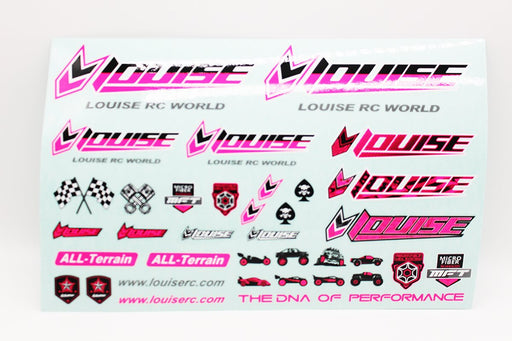 Louise RC 3373P Louise RC Sticker Sheet-Pink