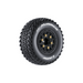 Louise RC L-T3224SB SC-Hummer Soft Tires on Black Rim with Removable Hex for 1/10 Short Course (1 Pair)