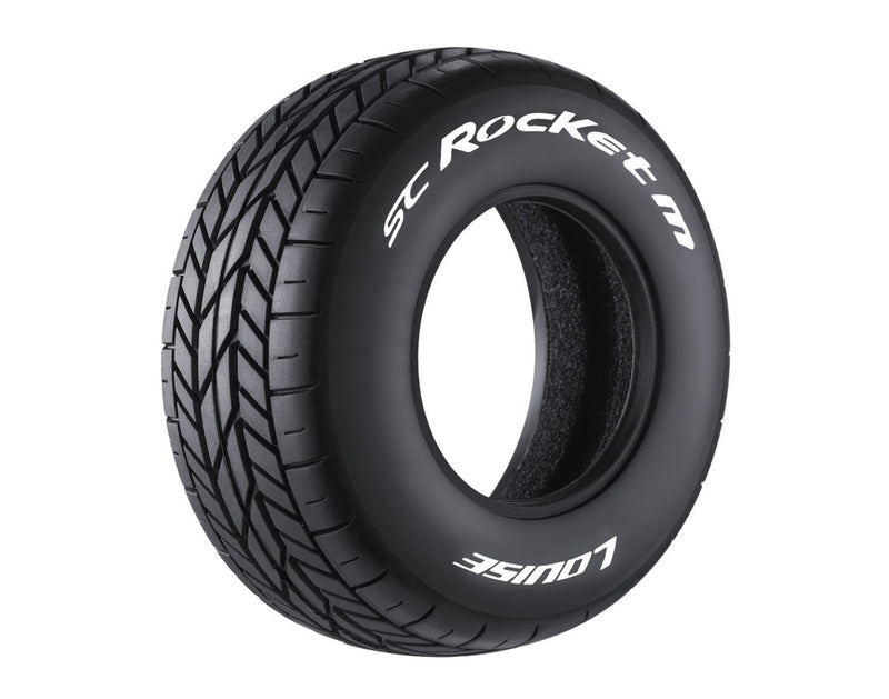 Louise RC L-T3228VI SC-Rocket M Oval Track 1/10 Short Course Tires (1 Pair)