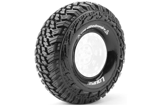 Louise RC L-T3230VI CR-Griffin Super Soft 1.9" Tire for 1/10 Crawlers (1 Pair)
