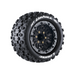 Louise RC L-T3309SX MFT MT-Uphill Soft Tires with Removable Hex Fits Traxxas Maxx 1/10 Monster Truck (1 Pair)