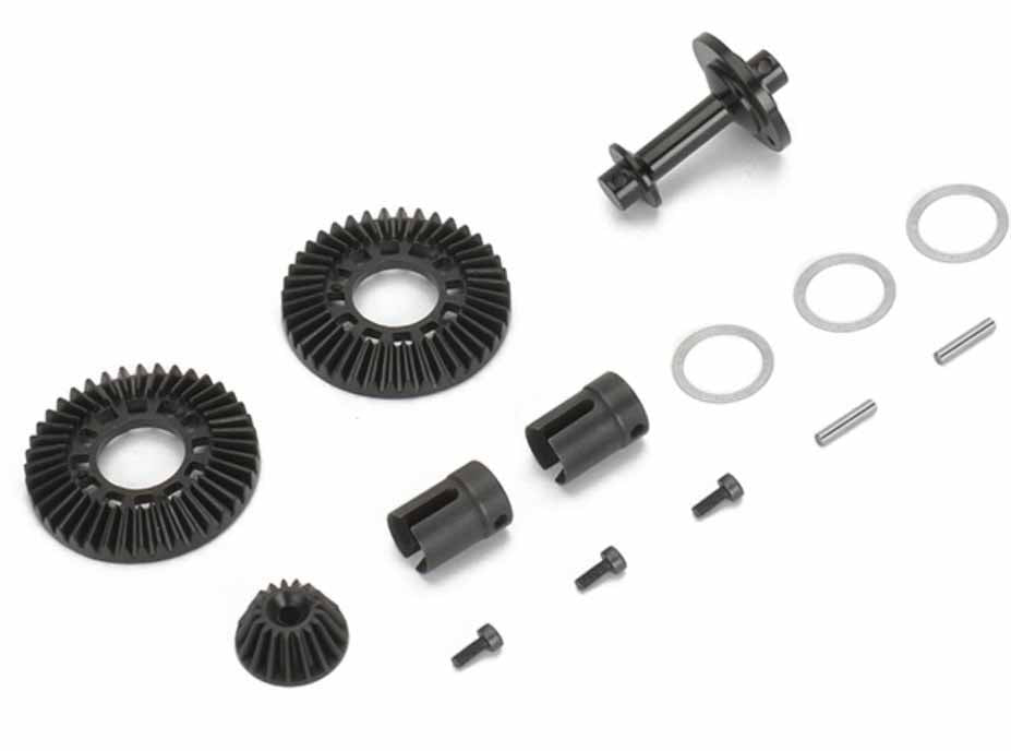 Louise RC NBA321 Solid Axle (40T/17T Plastic) for T410 Drift